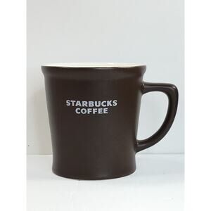 STARBUCKS Coffee 2008 Large Brown‎ Mug Matte Finish